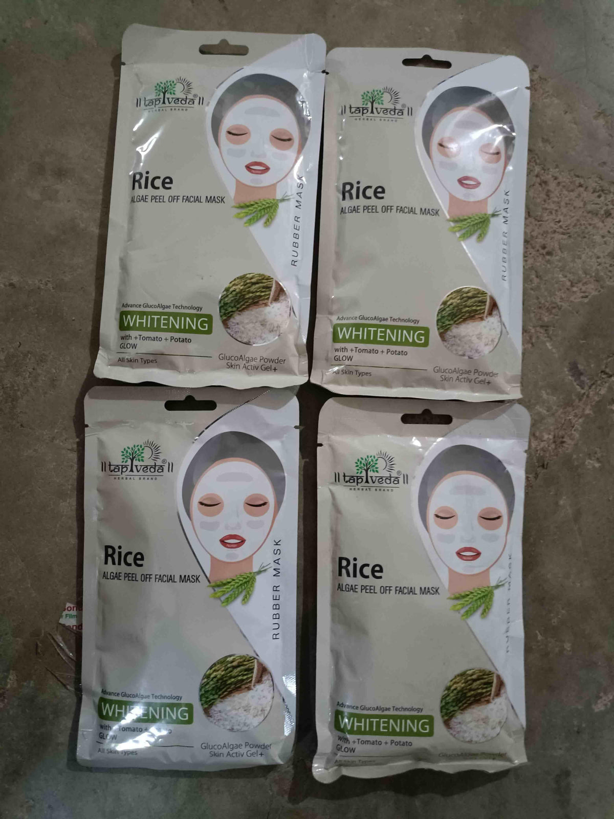 Ubtan Algae Peel Off Mask For Remove Tan & Cleanse Deeply (90g) | Defeat Blackheads & Whiteheads | Face Mask for Glowing Skin (Pack of 3)