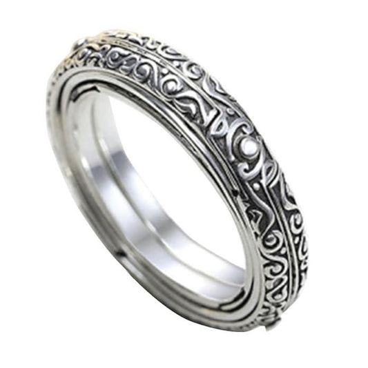 Astronomical Ball Ring Cosmic Finger Ring Couple Jewellery Silver Plated