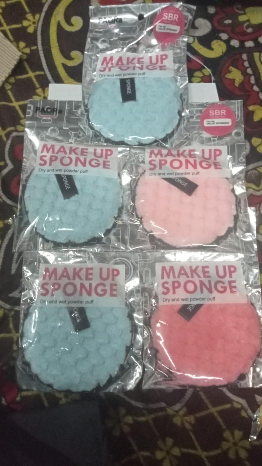 Microfiber Reusable Makeup Removal Sponge Pads For Deep Cleansing