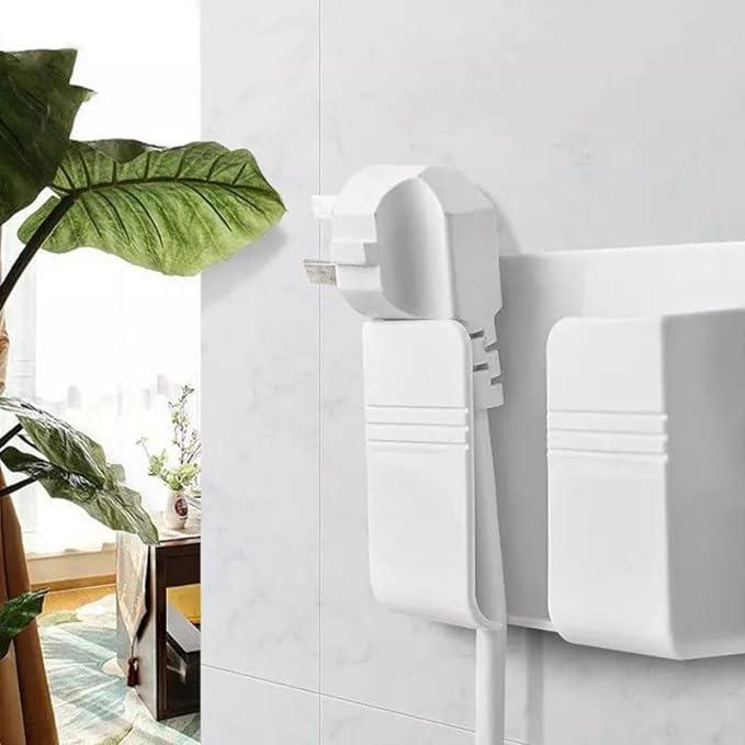 Wall Mounted Mobile Holder With Adhesive Strips& Charging Holder (Pack of 4)