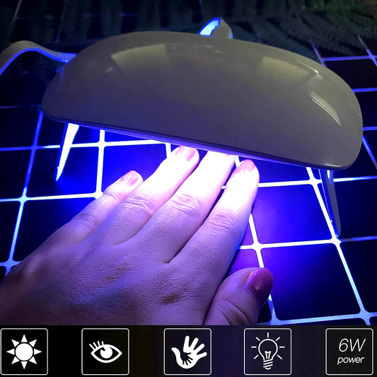 Uv Led Lamp Nail Dryer Mini Portable Nail Lamp Professional (1 Pc)
