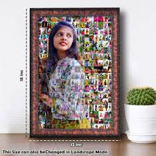Custom Mosaic Photo Frame – Personalized Wall Art