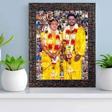 Custom Mosaic Photo Frame – Personalized Wall Art