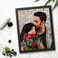 Custom Mosaic Photo Frame – Personalized Wall Art