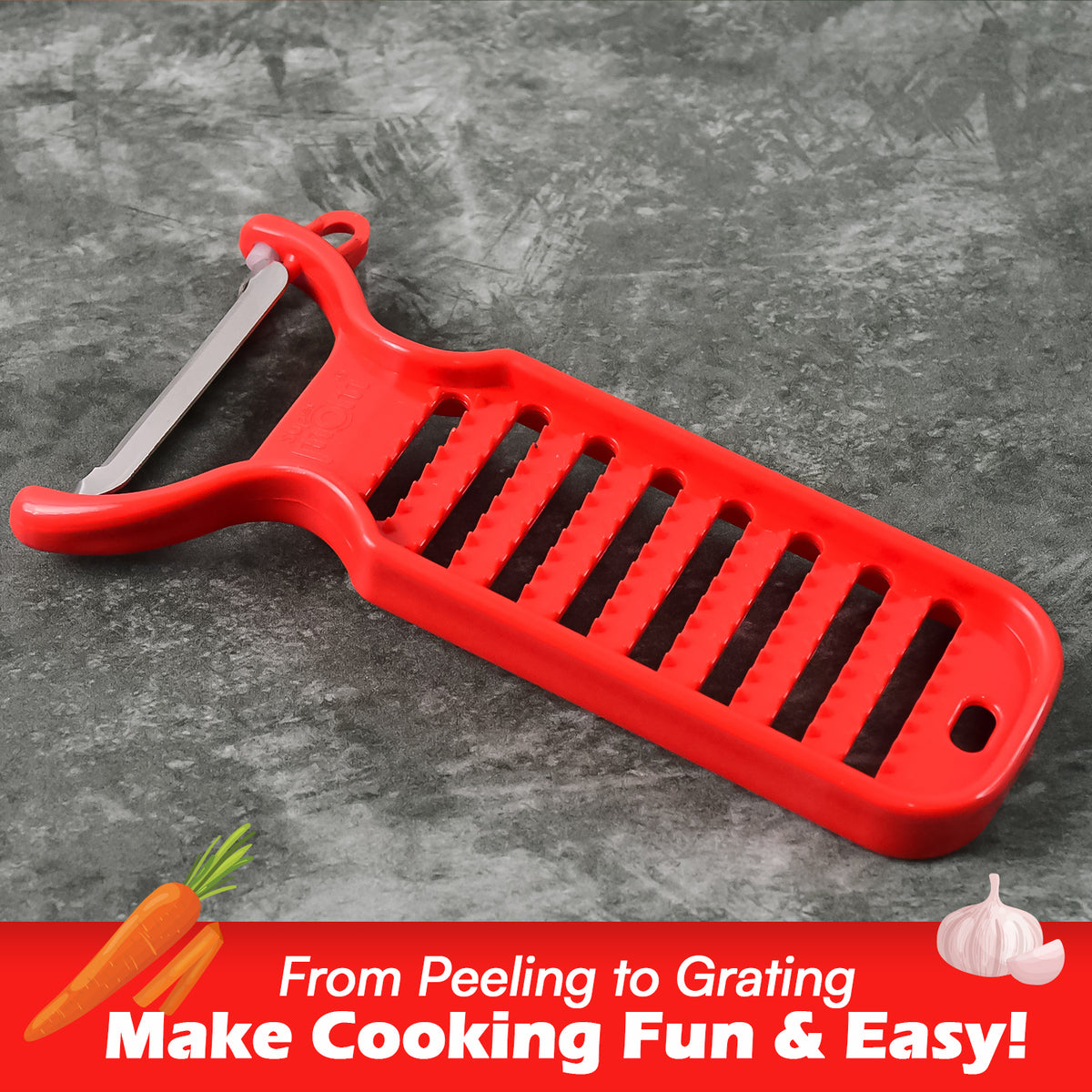 Supermom Ginger Grater And Peeler (1 Pc)