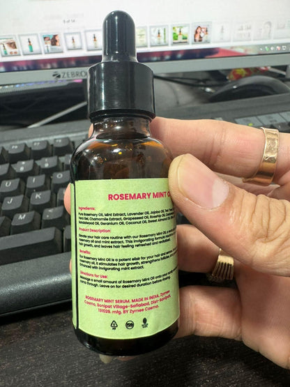 Rosemary Mint Scalp & Hair Strengthening Oil 30ml