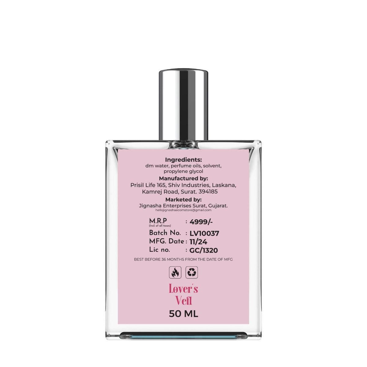 Lover's Veil Eau De Perfum 100 ML Pack of 2