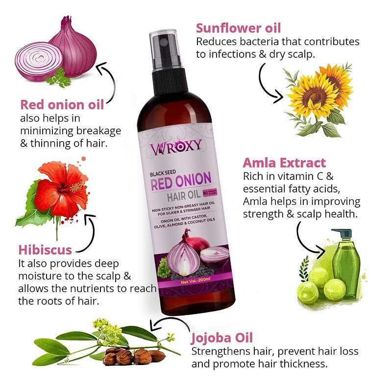 Wroxy Onion Black Seed Hair Oil