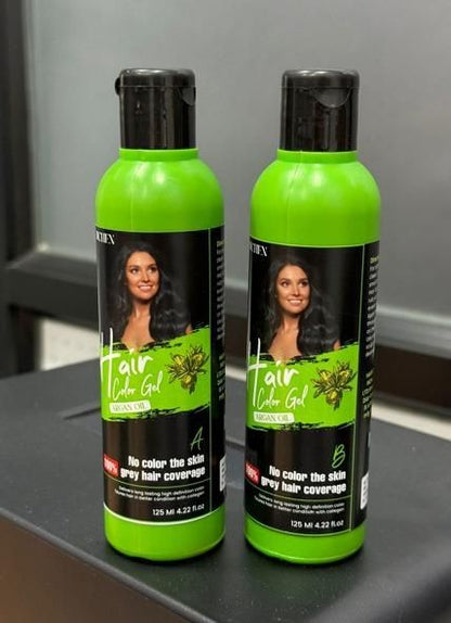 Hair Color Gel - 100% Gray Hair Coverage