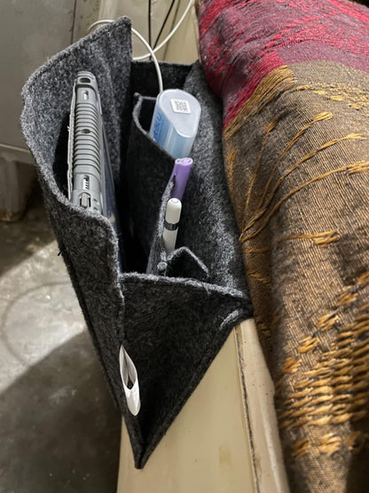 Bedside Caddy Essentials Pocket Hanging Storage Organizer