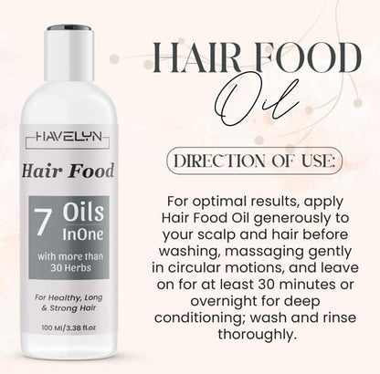 Havelyn Hair Food Oil For Hair Nourishing Moisture 100ml