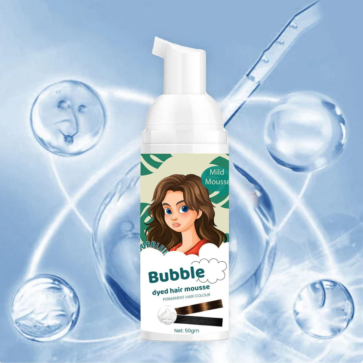 Bubble Dyed Hair Mousse 100gm