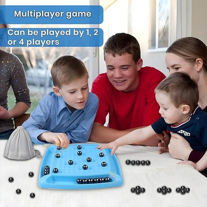 Magnetic Battle Chess Game with 20 Steel Balls Strategy Board Game for Family