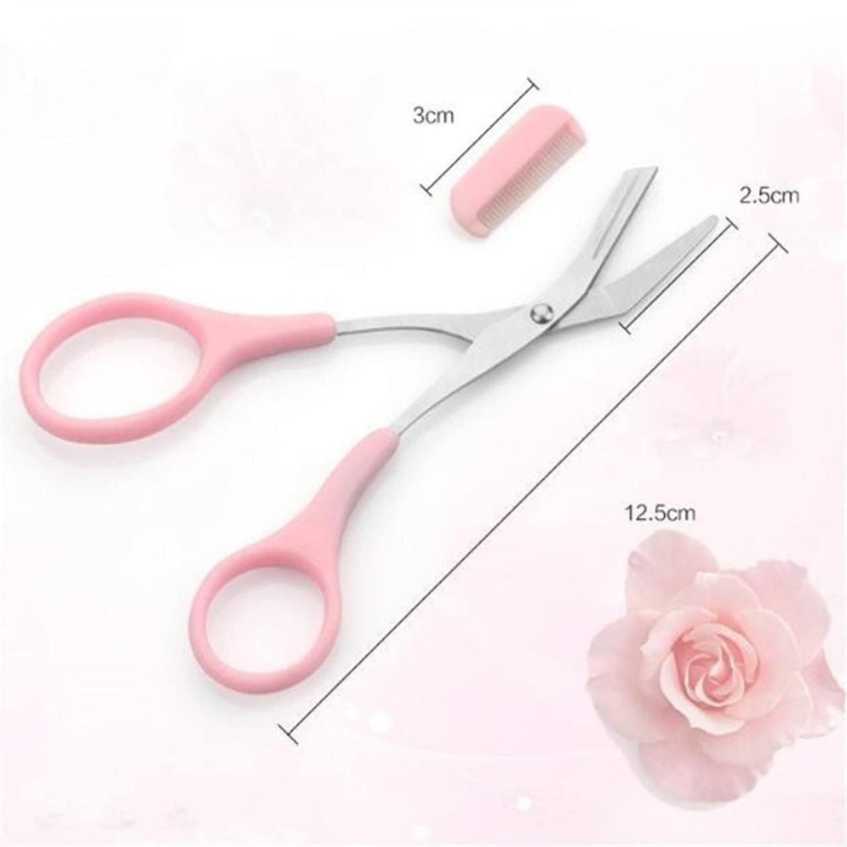 Eyebrow Trimmer with Comb Set