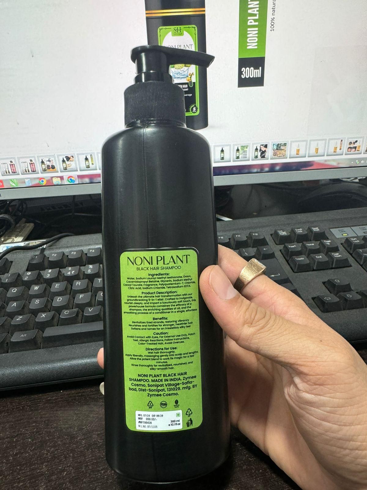 Noniplant Black Hair Shampoo 300ml