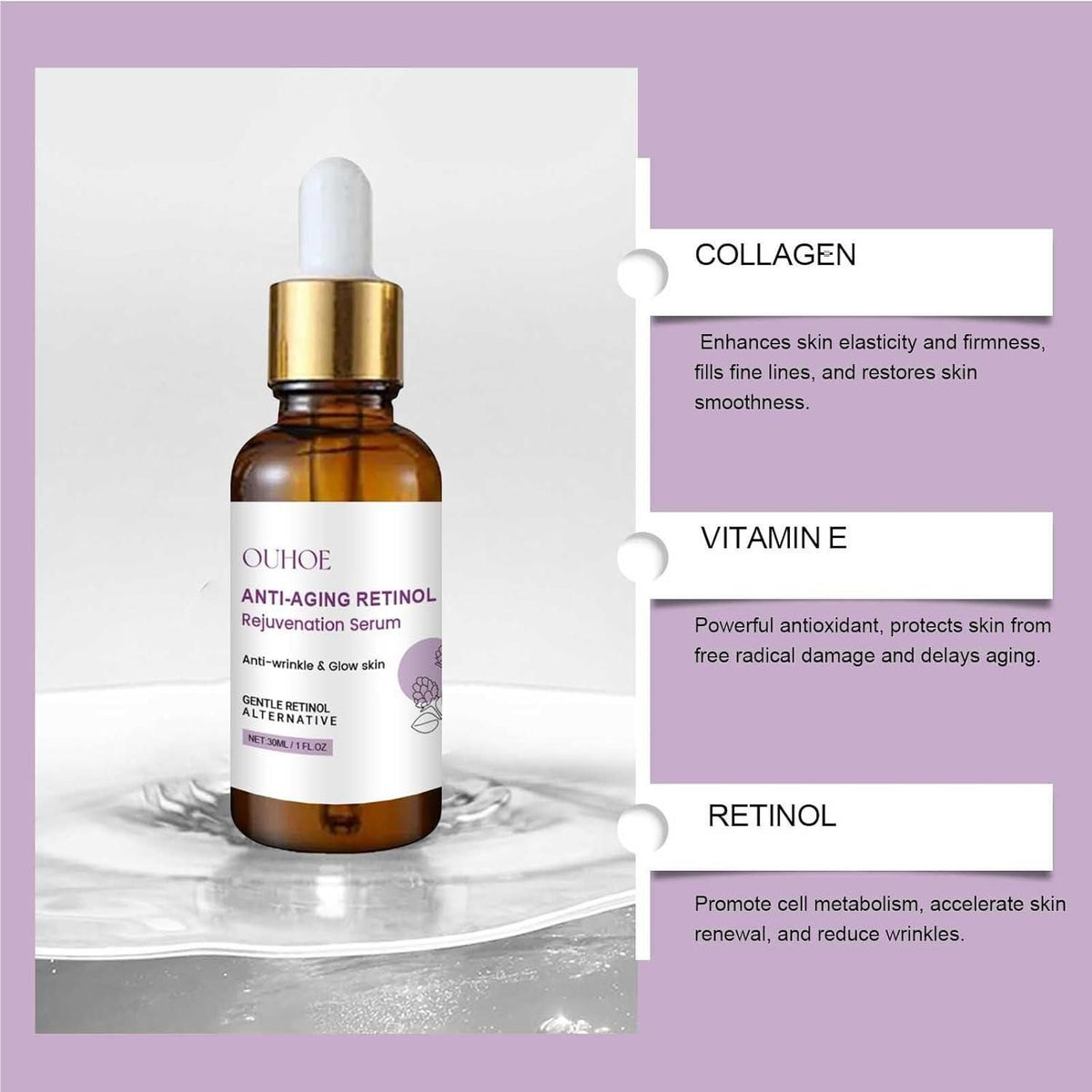 Anti-Aging Retinol Rejuventaion Serum anti Wrikle & Glow 30Ml (Pack of 2)