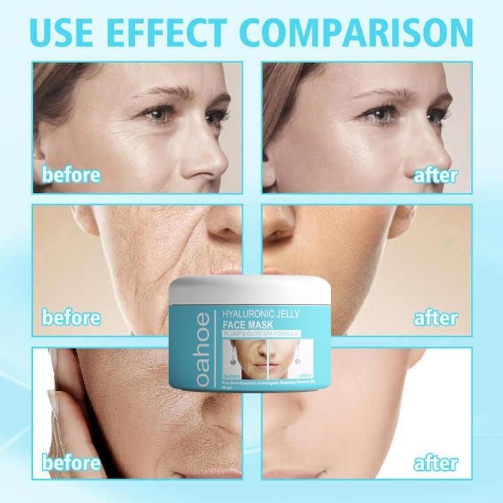 Hyaluronic Jelly Face Mask Acid Anti-Aging Gel Mask