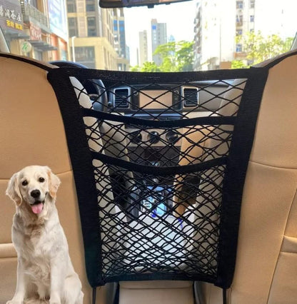 3-Layer Car Mesh Organizer/Storage Netting Pouch