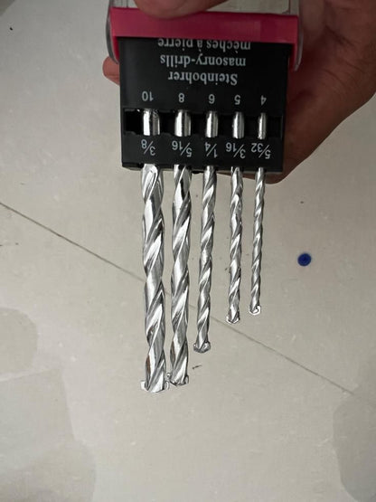 Drill Bit Set (Assorted, 5-Piece)