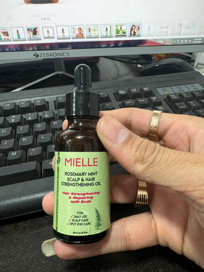 Rosemary Mint Scalp & Hair Strengthening Oil 30ml