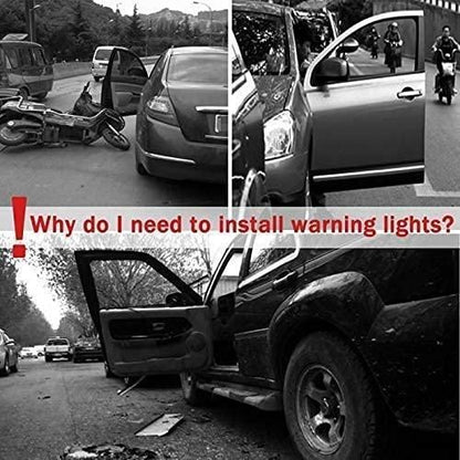 Wireless Car Door Warning Lights Pack of 2