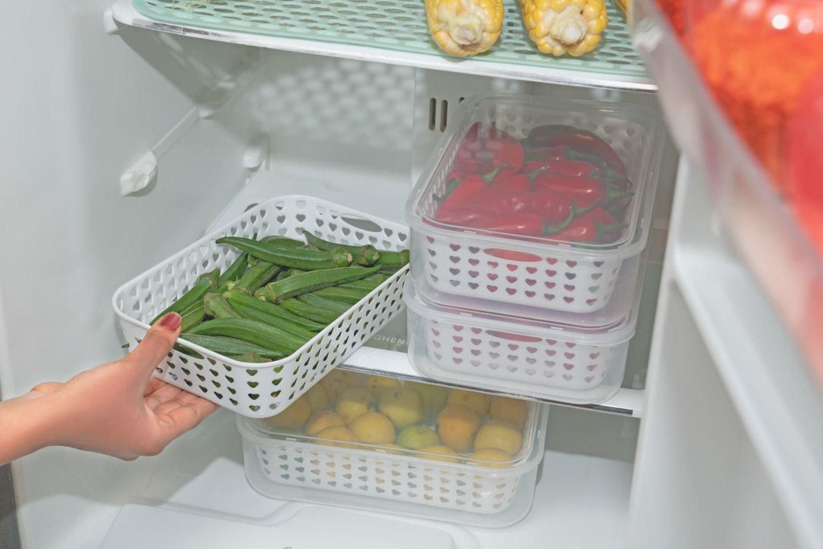 2 in 1 Multi Storage Boxes Freezer Storage Containers