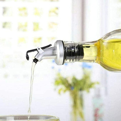 Oil Dispenser Bottle Vinegar Bottle 1000ml Bottle for Cooking Lead for Kitchen pack of 1