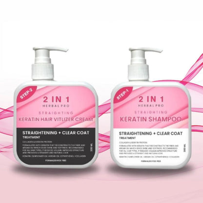 2 in 1 Herbal Pro Hair Shampoo & Cream (Pack of 2)