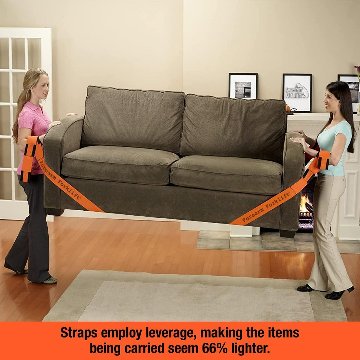 Forearm Forklift Moving Straps (Pack of 2)