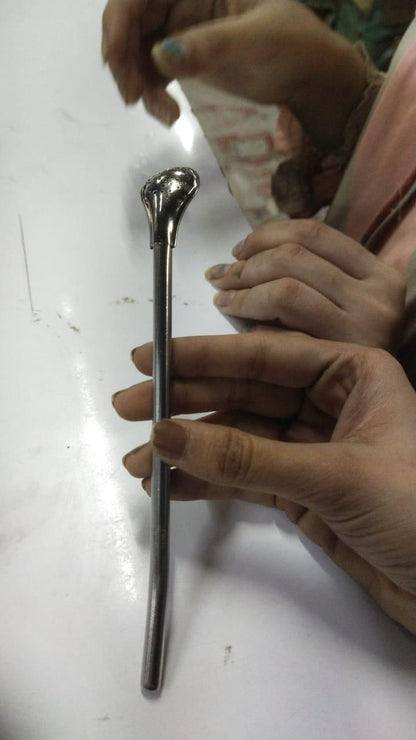 2 in 1 Stainless Steel Drinking Spoon Straws (Pack of 2)