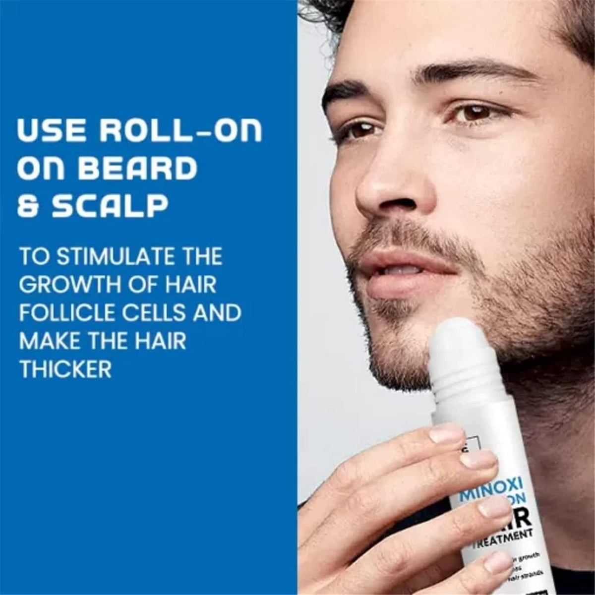 Minoxi Roll-On Hair Treatment Hair Growth Serum For Women & Men