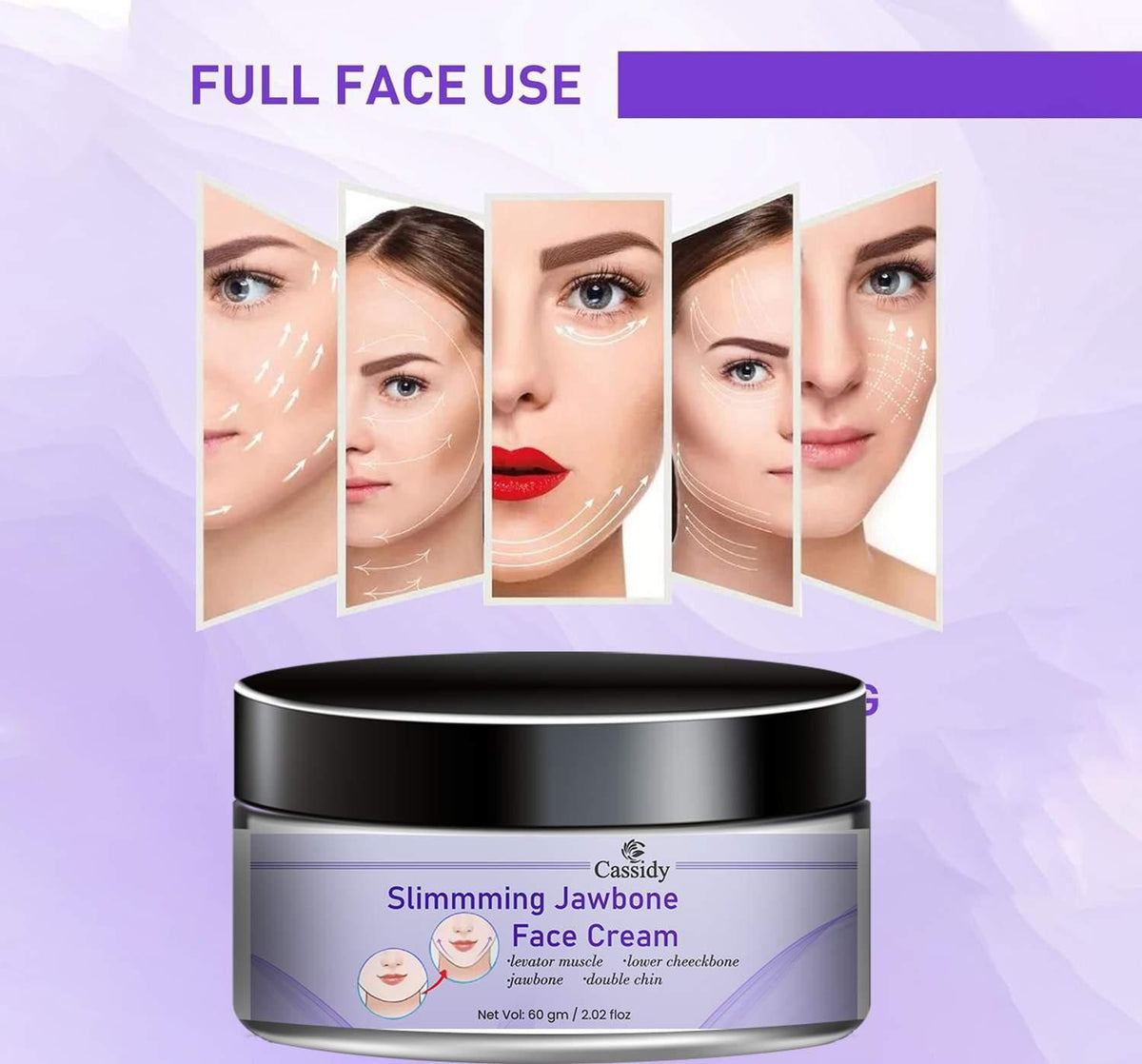 CASSIDY Slimming Jawbone Face Cream, 60gm