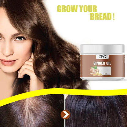 ZEG GINGER OIL 100GM 100% Natural Multipurpose Oil for Hair, Skin & Body (Pack of 2)