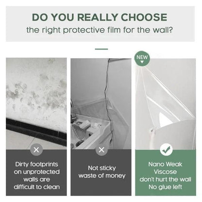 Self - Adhesive Transparent Electrostatic Wall Protection Film Buy 1 Get 1 Free