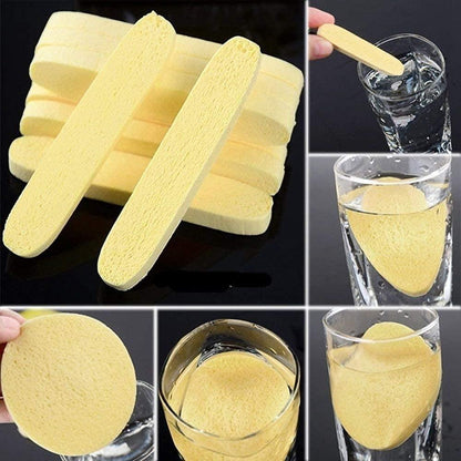 Compressed Facial Sponge, Face Cleansing Sponges with Storage Container