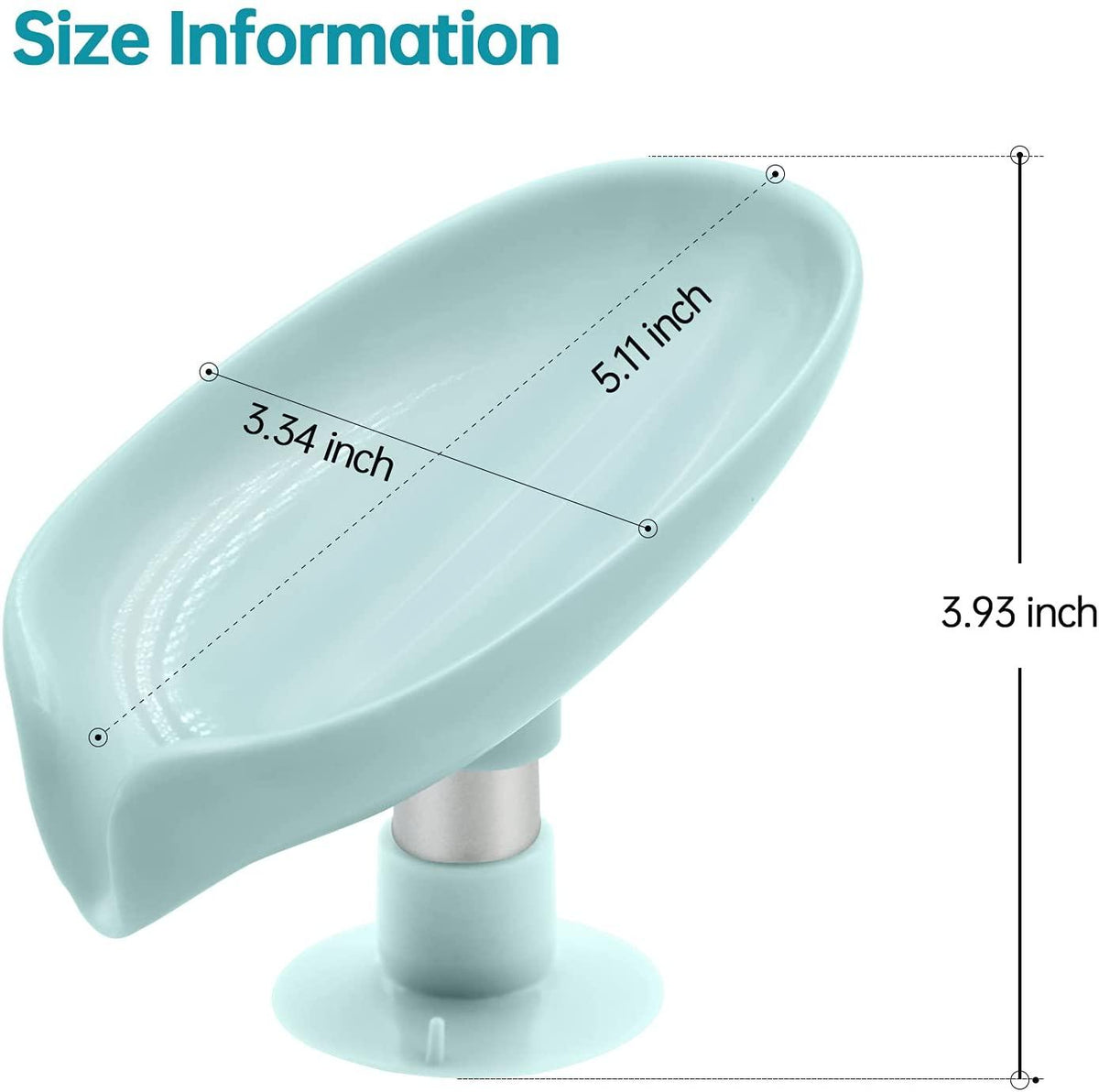 Leaf Shape Self Draining Soap Holder