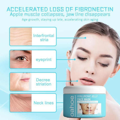 Hyaluronic Jelly Face Mask Acid Anti-Aging Gel Mask