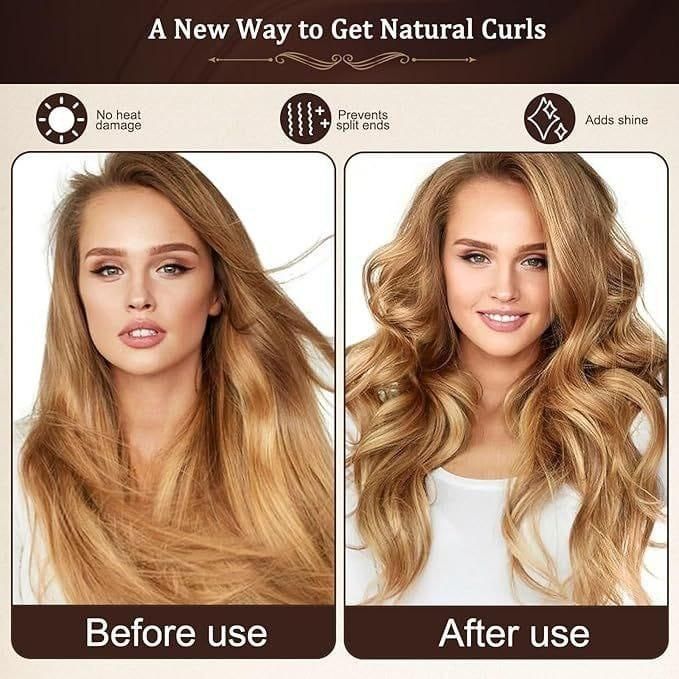 Heatless Curling Rods with Hooks