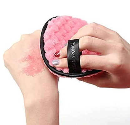 Microfiber Reusable Makeup Removal Sponge Pads For Deep Cleansing