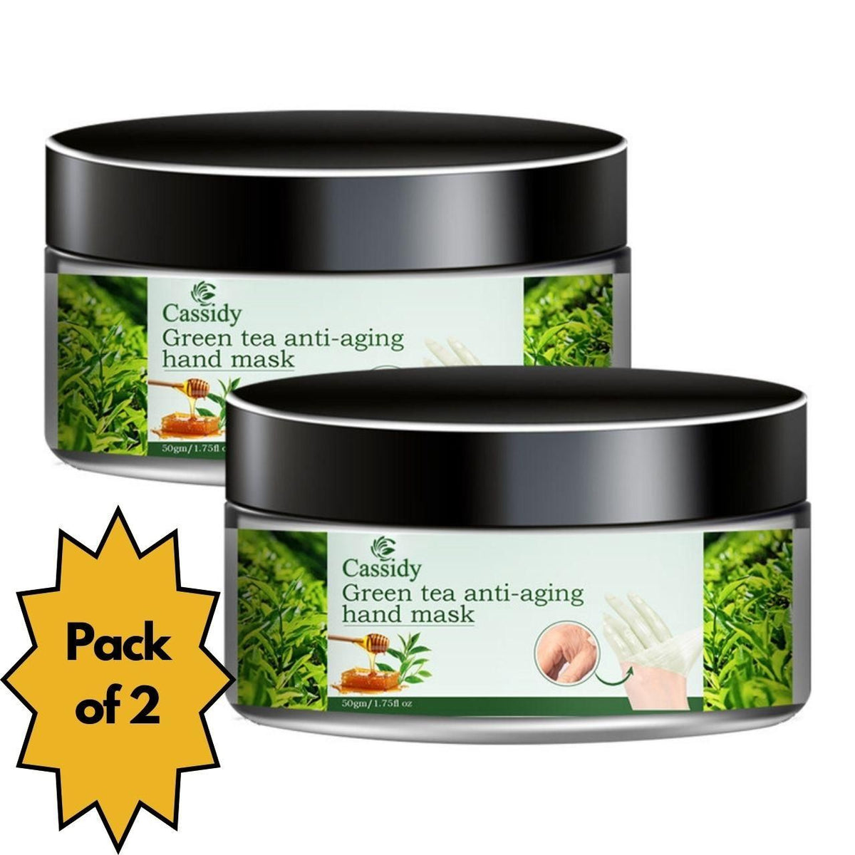 CASSIDY Green Tea Anti Aging Hand Mask
