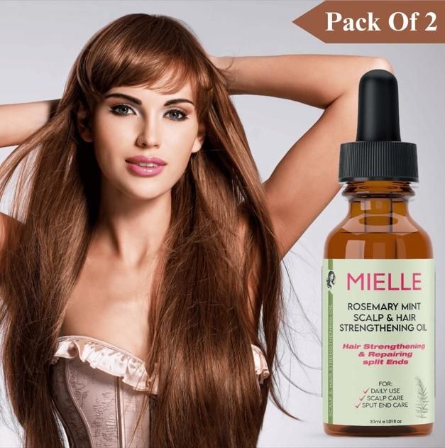Rosemary Mint Scalp & Hair Strengthening Oil 30ml