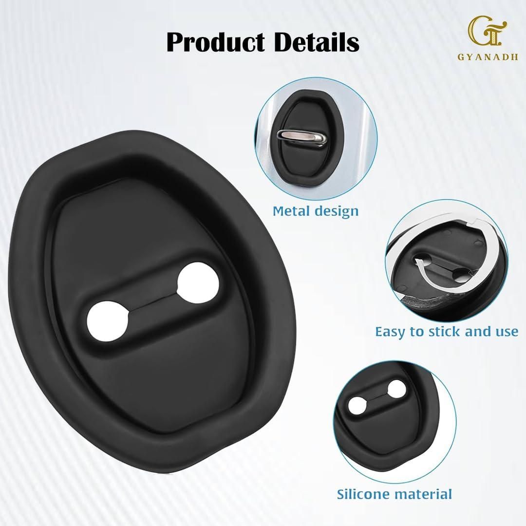 Car Door lock Protector Cover (4pc-Pack of 1)