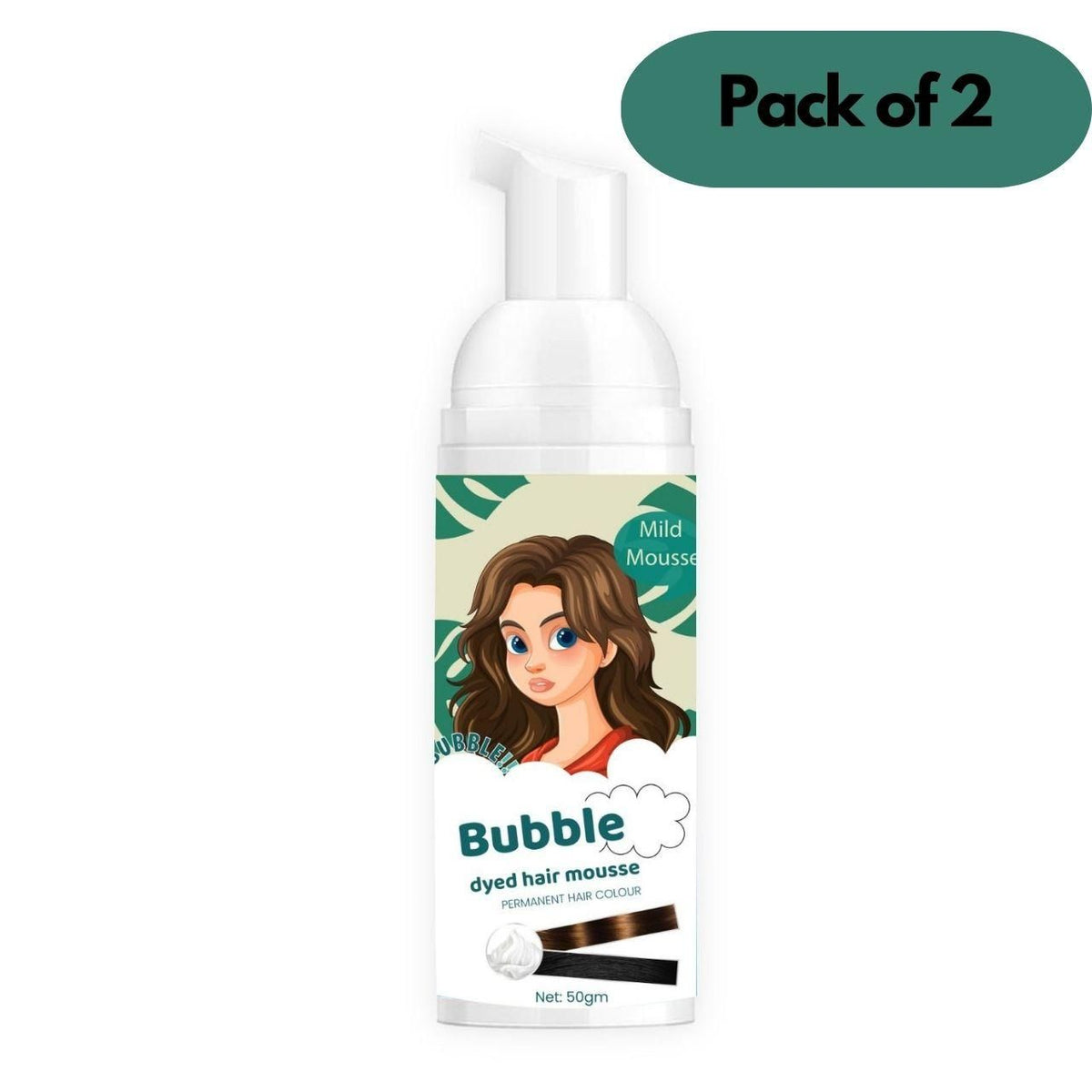 Bubble Dyed Hair Mousse 100gm