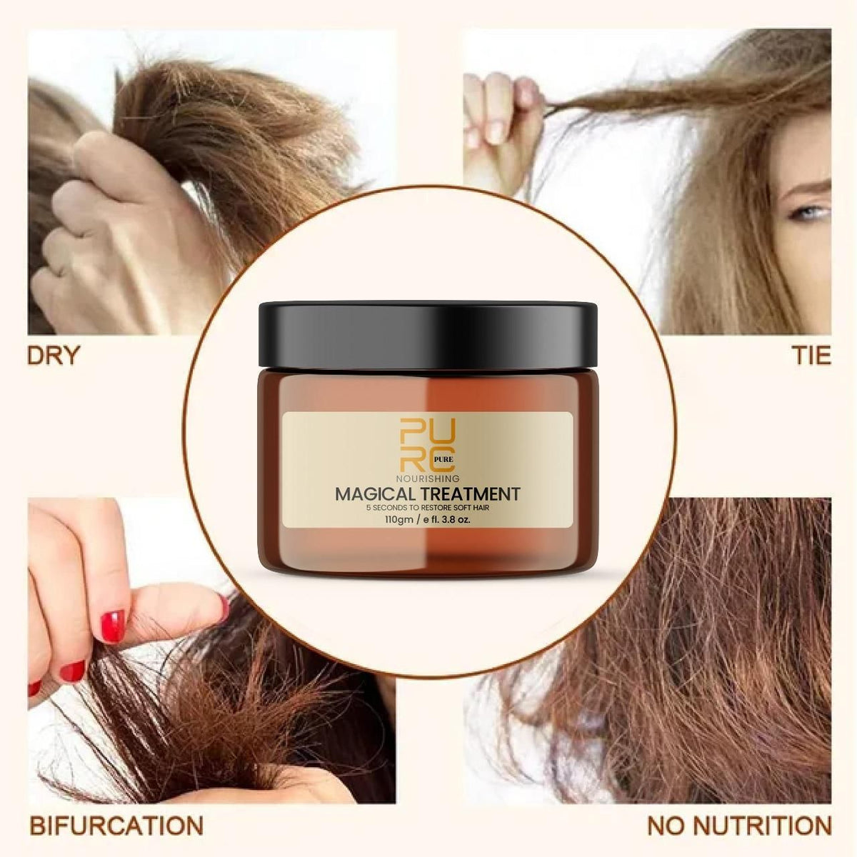PURE MAGICAL TREATMENT 5 Second to Restore Soft Hair