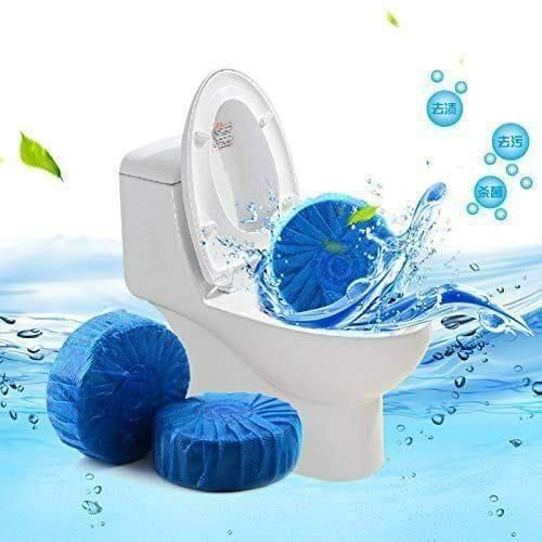 Toilet Cleaning Tablet-Toilet Deodorizer Bathroom Cleaner Tablet Pack of 2 (10pc + 10pc))