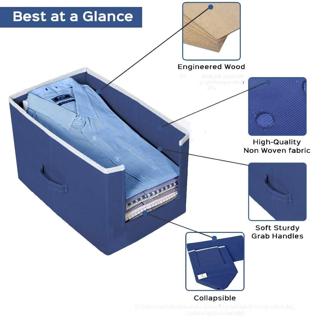 Closet Organizer-Foldable Shirts and Clothing Organizer Stacker