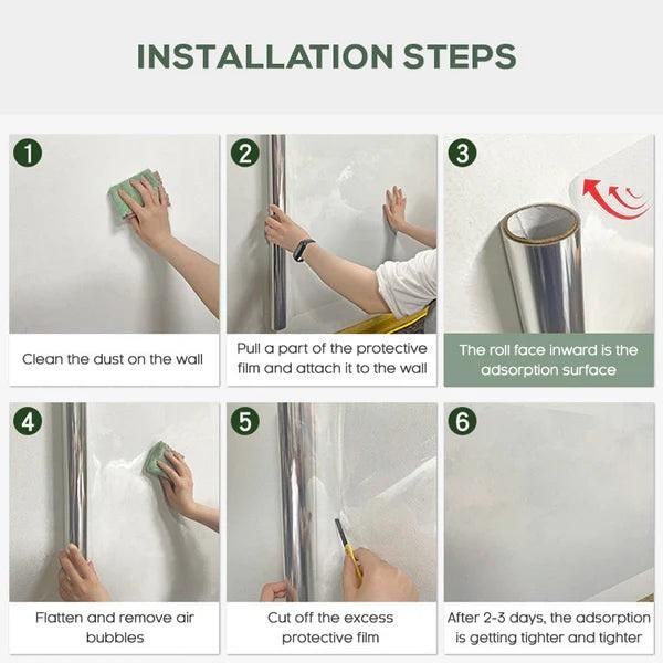 Self - Adhesive Transparent Electrostatic Wall Protection Film Buy 1 Get 1 Free