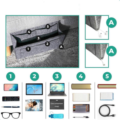 Bedside Storage Organizer