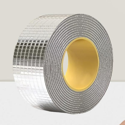 Repair Waterproof Tape for Pipe Leakage Solution Aluminum Foil Tape Sealing Butyl Rubber Tape for Surface Crack, Pipe Repair (5cmx5m) Pack of 2)