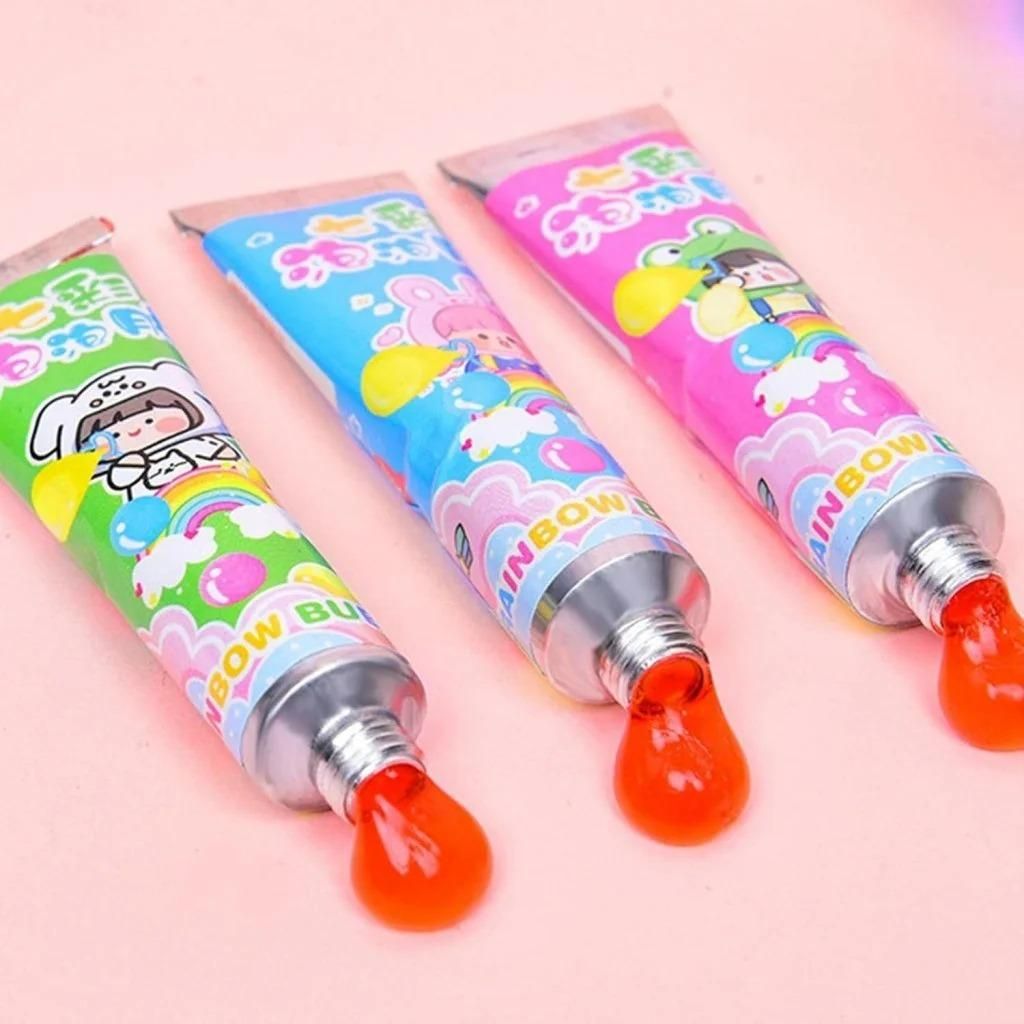 Blow Bubble Balloons Toys (Pack of 3 Tube)